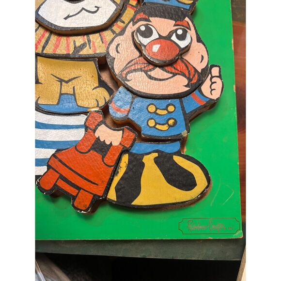 2 VTG rainbow crafts wooden Infant/ Toddler puzzles - Picture 4 of 4